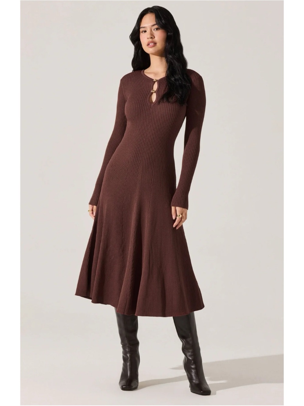 ASTR the label Fallyn Sweater Dress sz XL - Picture 14 of 14